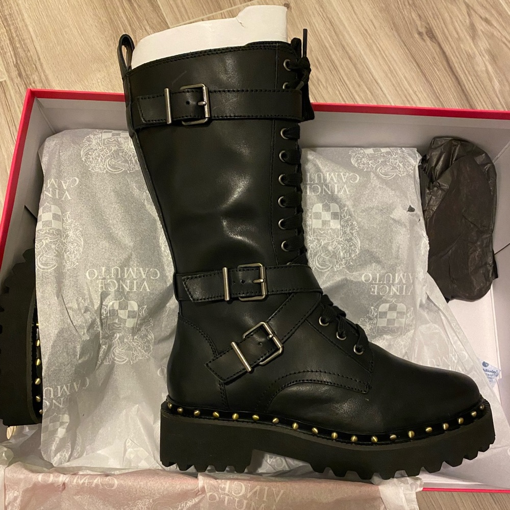 Vince Camuto Combat Boots